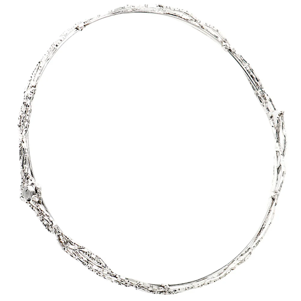 

Goddess Headpiece for Women Silver Crown Tiara Elegant Headwear for Bride Wedding Prom Birthday Celebration Costume Party Fancy