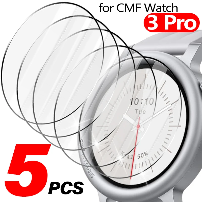 زجاج مقسى لساعة لا شيء 3 Pro HD واقي شاشة شفاف 9H طبقة رقيقة واقية لساعة لا شيء CMF 3Pro #1