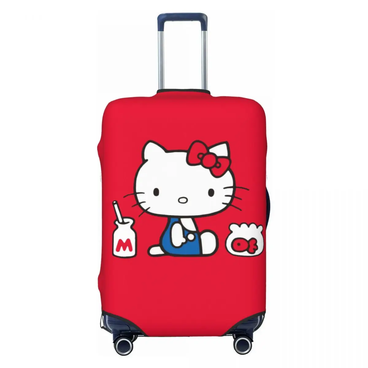 

Custom Hello Kitty Luggage Cover Protector Funny Kawaii Cartoon Travel Suitcase Covers for 18-32 Inch