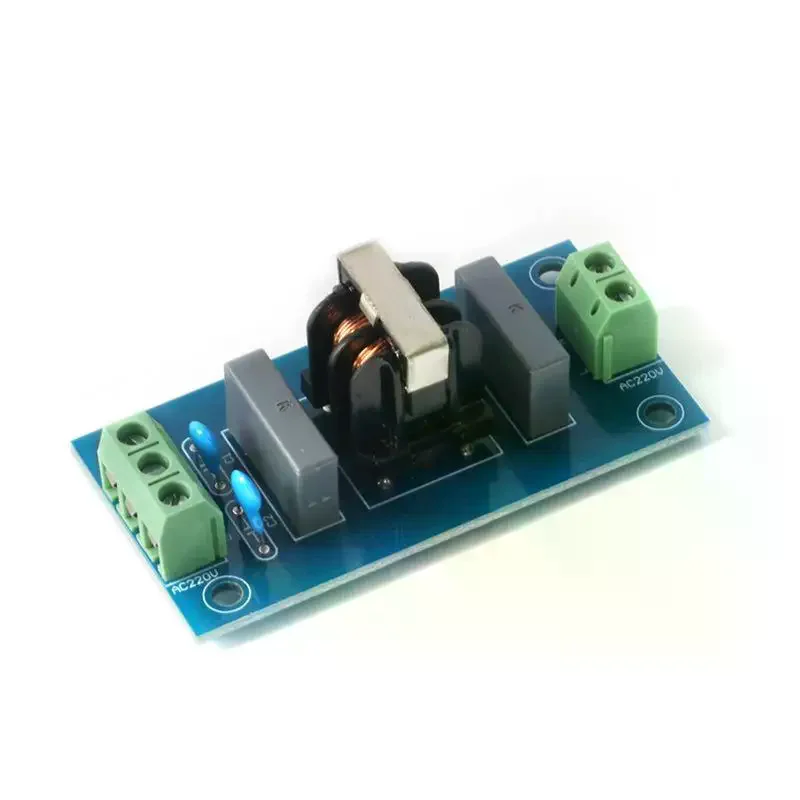220V 2A EMI Power Filter Module Audio Noise Reduction Terminal Filter Board For Amplifier Electronic Equipment