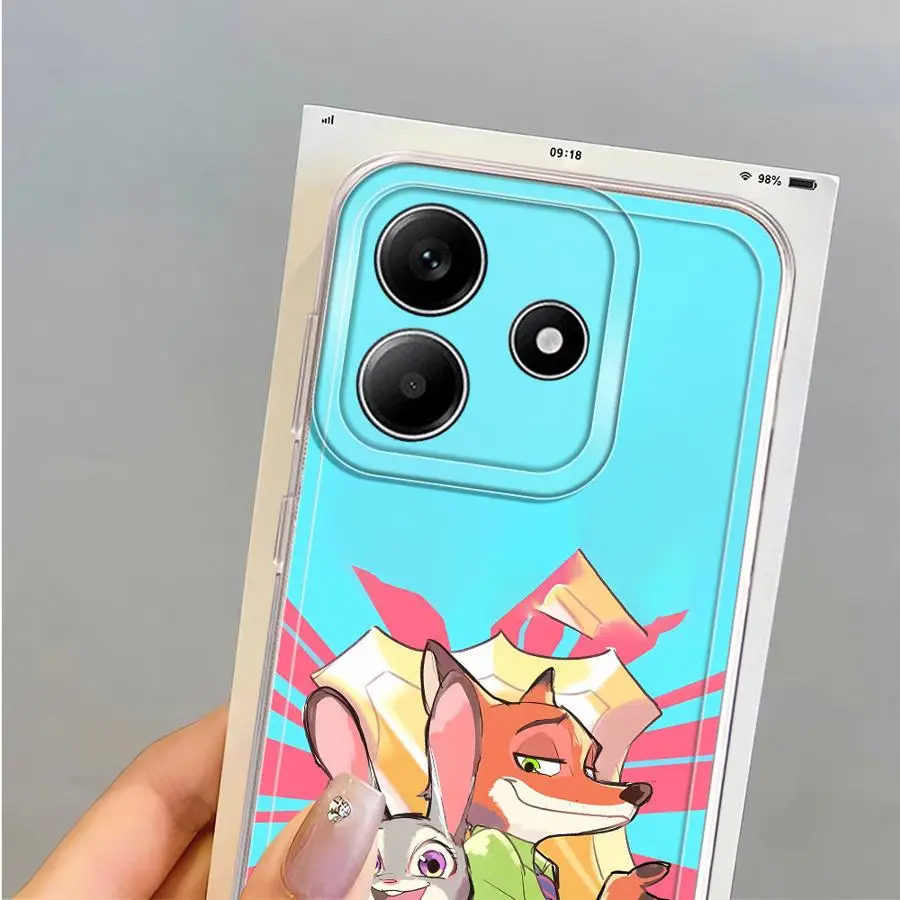 ديزني جودي نيك لينة غطاء الهاتف الحال بالنسبة ل Xiaomi Redmi ملاحظة 13C 12S 12 14C 9 9S 14 برو زائد 13 A4 10S 11S 11 #5