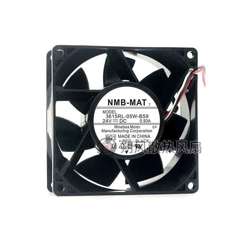 for NMB 3615RL-05W-B59 9038 9CM 24V 0.93A Inverter Cooling Fan