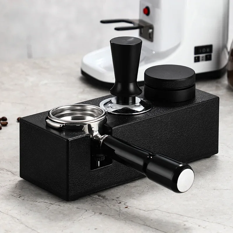 Coffee Tamping Station Distributor Tamper Set For 51mm 53/54mm 58mm Espresso Portafilter Coffee Tamper Stand Barista Accessories