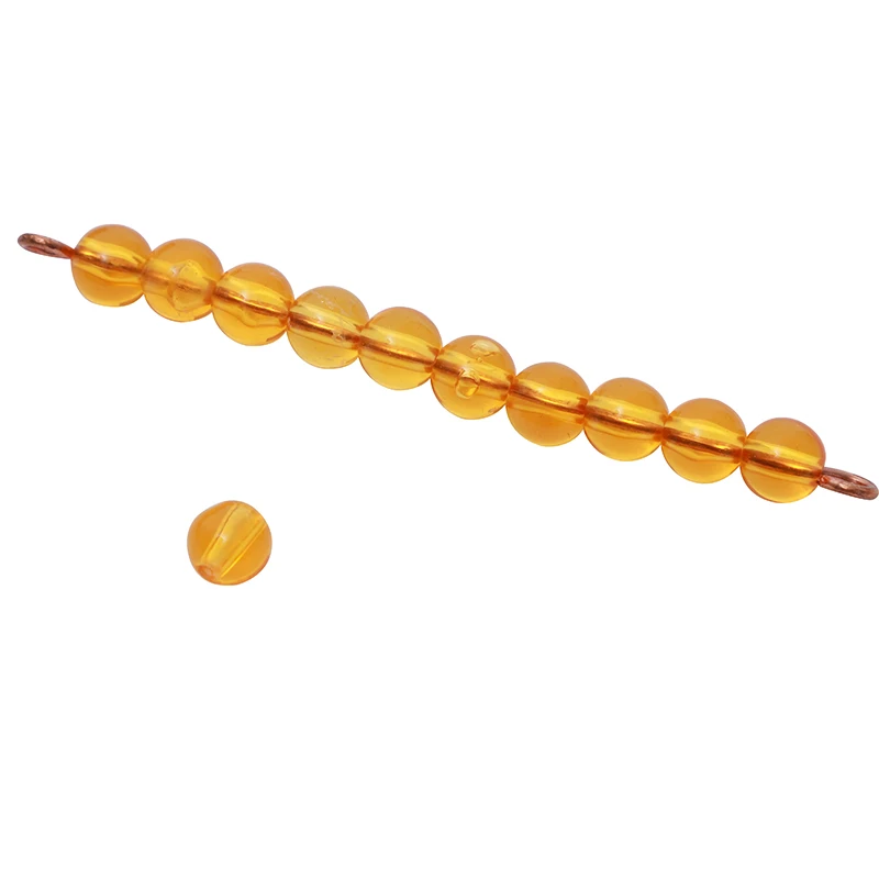 Juguetes matemáticos Montessori, barras de cuentas para tablero Seguin Diez con caja de madera, juego de conteo para niños, equipo educativo temprano