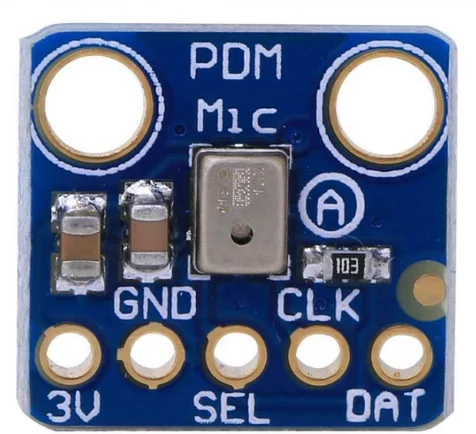ไมโครโฟน MP34DT01 PDM MEMS (โมดูลไมโครโฟน)