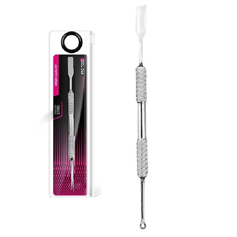 1pc Circle Type Cuticle Pusher Manicure Cuticle Tool Circle Round Shape Cuticle Remover Nail Polish Scraper Manicure Tool