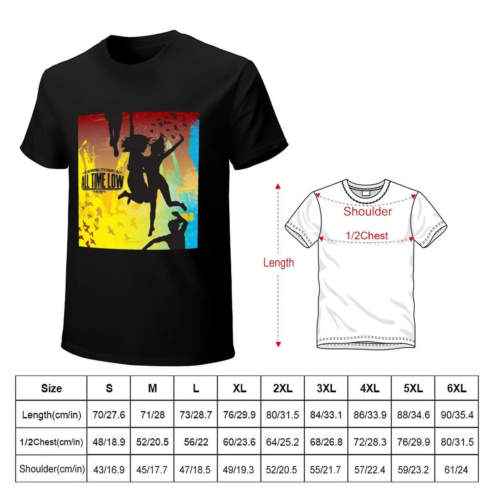 :All jump poster T-Shirt Minimalist Graphic Tee Shirt