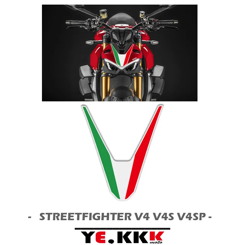 For Ducati Streetfighter V4 V4S V4SP Sticker Decals Real 3M Motorcycle Fairing Tail Tail Tricolor Decal Sticker