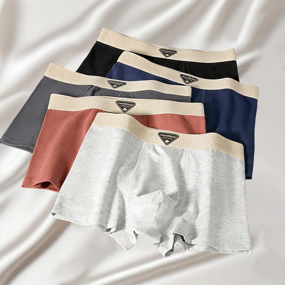 

Мужские роскошные боксеры: эластичные, дышащие, мягкие, удобные, модные трусы для повседневной носки