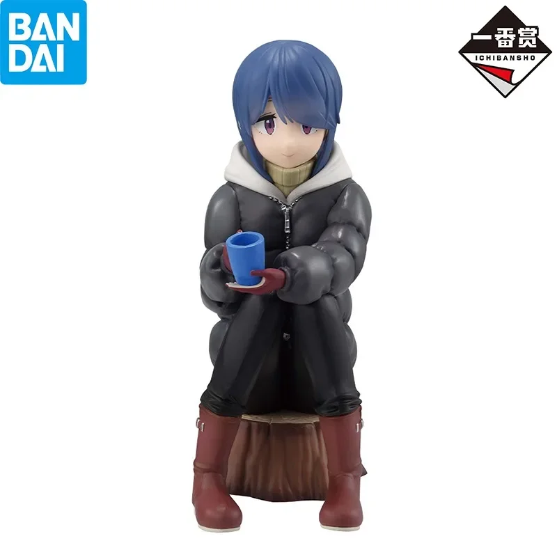 

Original Bandai Ichiban Kuji Laid-Back Camp SEASON 3 Shima Rin Figure B Prize Anime Figure Action Model Collectible Toys Gfit