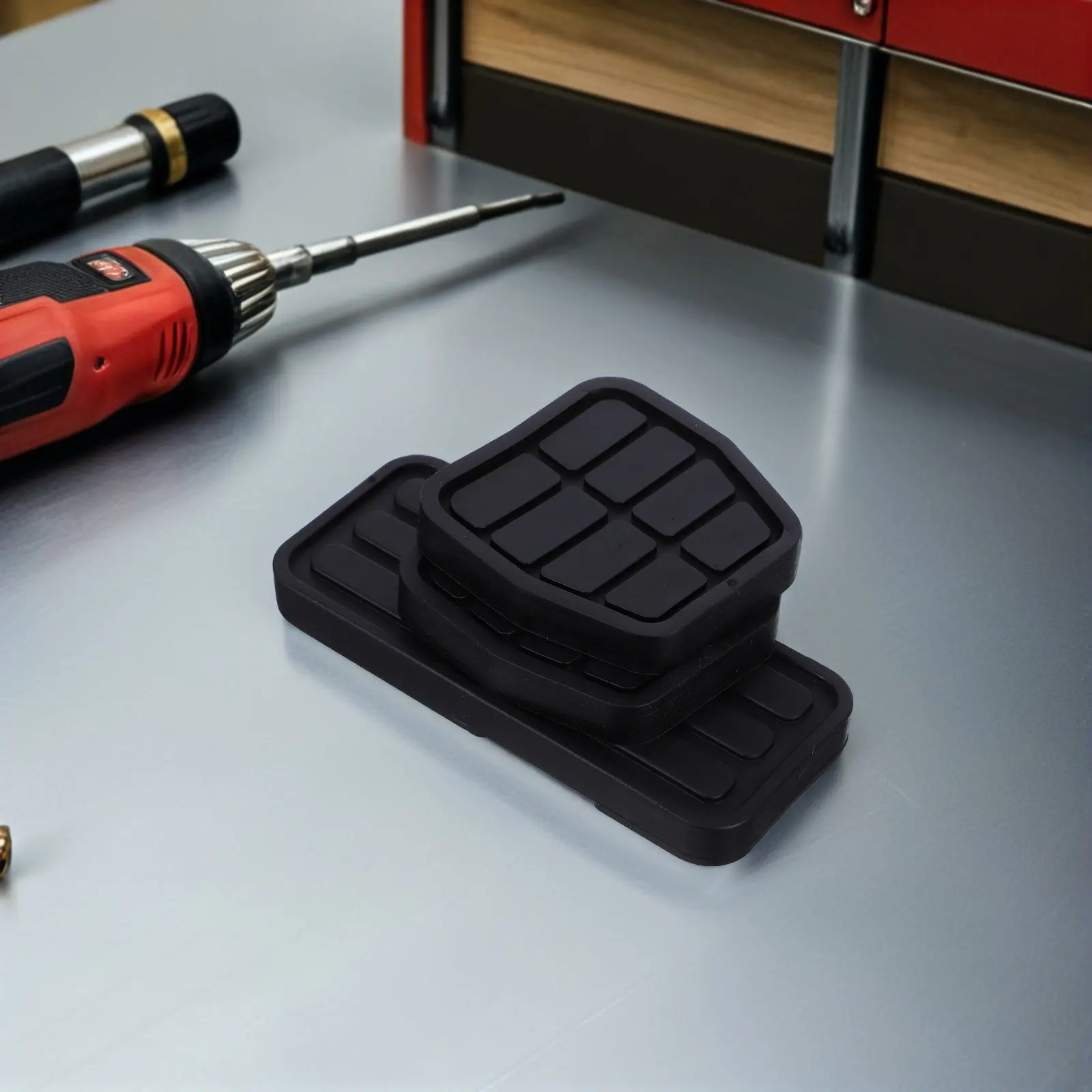 3Pcs Car Pedal Pads Anti-Skid Foot Pedal Cover Kit Accelerator Brake Clutch Enhance Driving Experience Brake Clutch Cover Pad