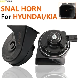 2Pcs Car Twin Tone Snail Horn Loud Speaker For Hyundai I10 I20 I30 Touring i40 Santa Fe SM CM DM Veracruz IX55 Getz 96630-3X001