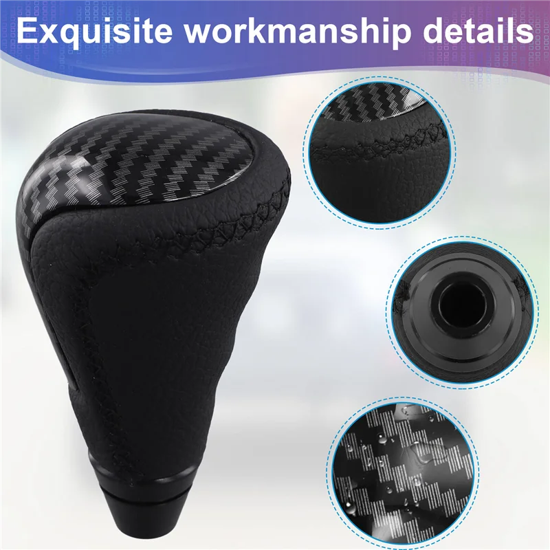 مقبض ناقل الحركة القوي كرة اليد PTR51-53080 لكزس IS250 IS350 ISC 2006-2013 مقبض رافعة شيفتر الخط الأسود