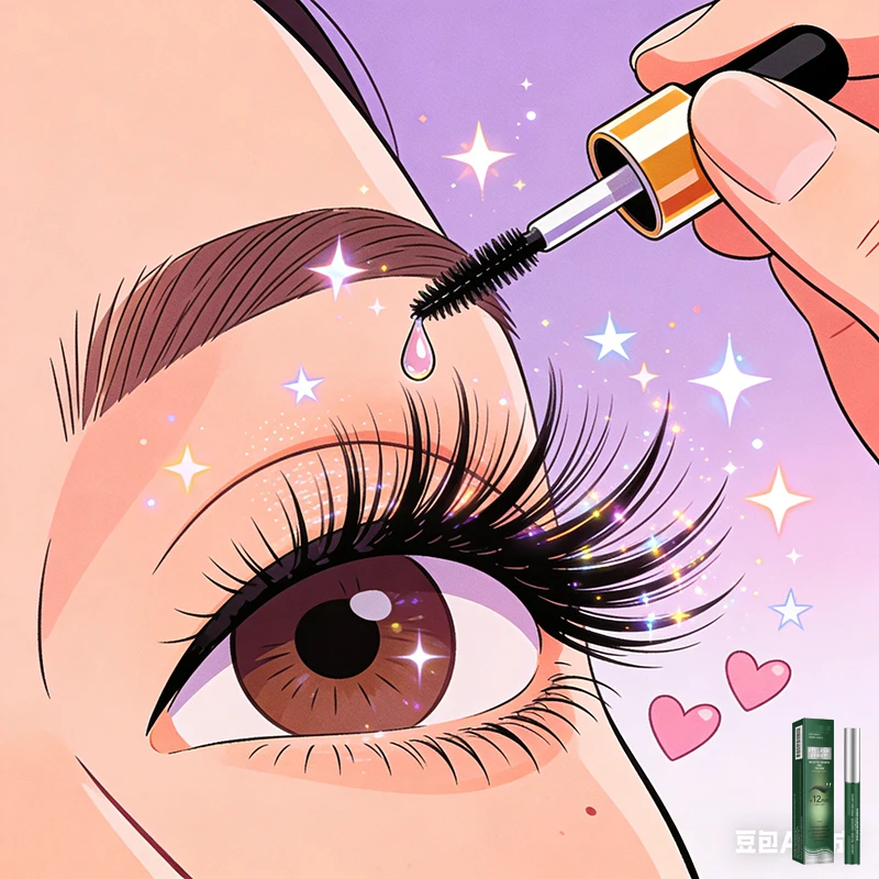 No más pestañas esparas: el suero de crecimiento de 7 días proporciona visiblemente pestañas más largas y rápidas