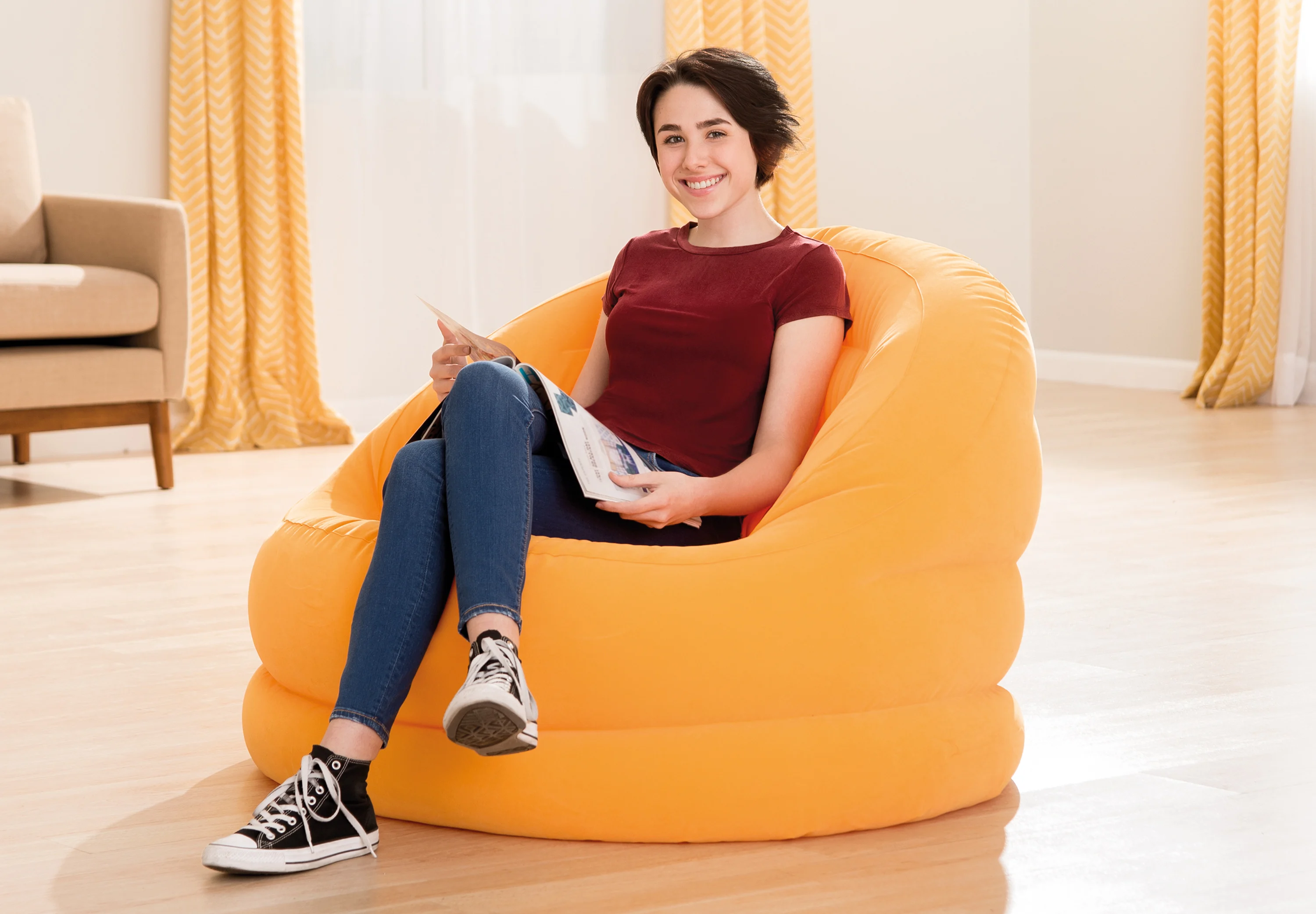 relax chair inflatable lounge chair living room sofa