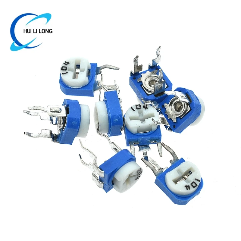 20 個 RM065 RM-065 100 200 500 1K 2K 5K 10K 20K 50K 100K 200K 500K 1M オーム Trimpot トリマーポテンショメータ可変抵抗器