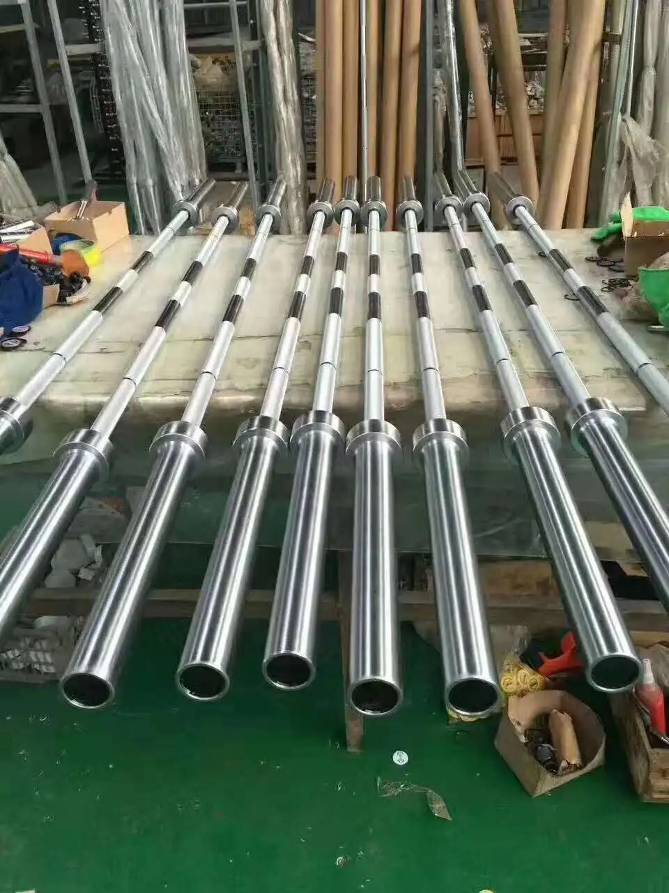 Barbell bar Household Austrian bar Commercial 2.2 Meters Professional Grade 20 kg Gym Cross-bar