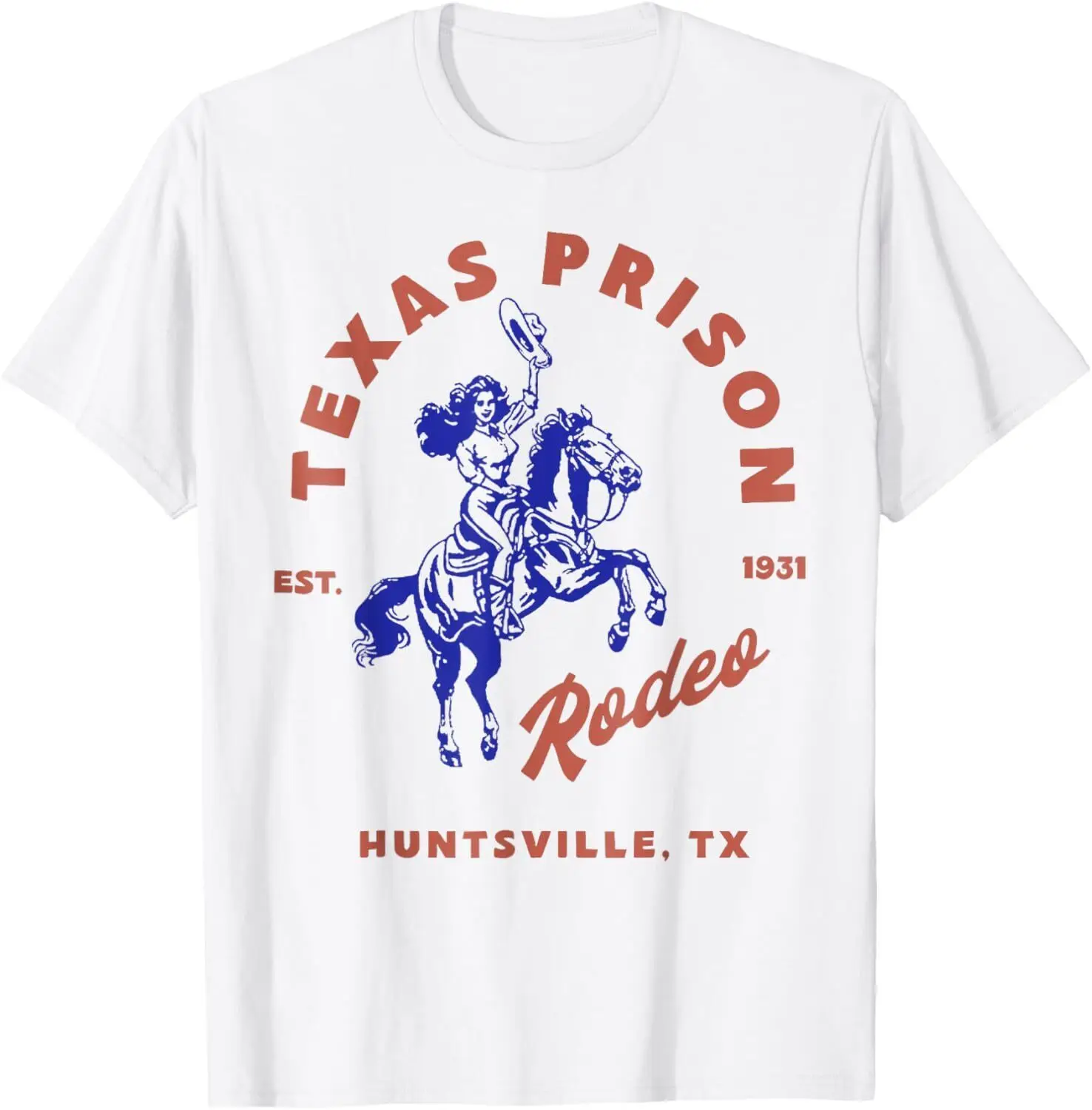 Texas Prison Rodeo Cowboy Cowgirl Western T-Shirt