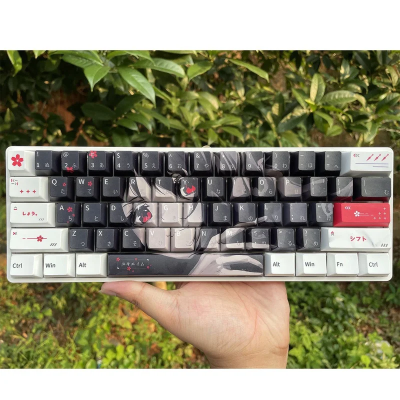 Creative Mechanical Keyboard Keycaps Anime Style Pbt Five Sided Thermal Sublimation Workmanship Tablet Laptop Keyboard Keycaps