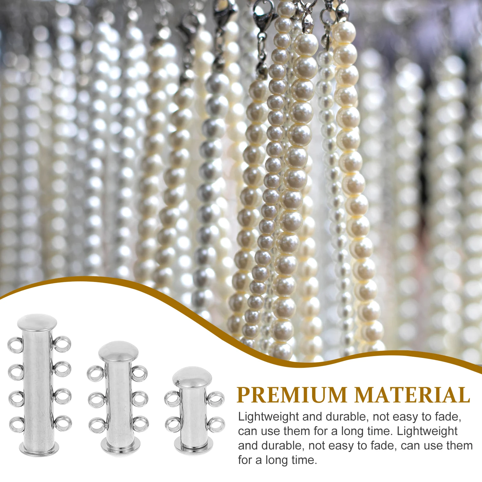 3 stuks sieraden connector sluiting voor ketting armband gelaagdheid gesp aanbod