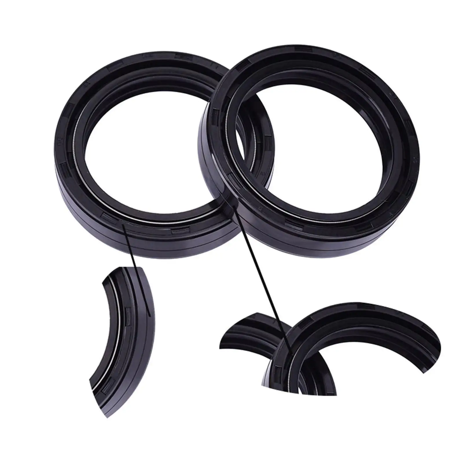 

Durable Rubber Oil Seal Dust Proof Replacement Parts for Honda XR350R NSR250RR XR250 Tornado Front Fork Damper