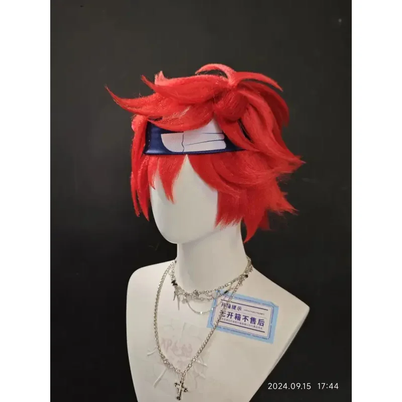 Estilo SK∞ SK8 O Infinito ‌ Kiano Reki ‌   Hasegawa Ranga COS personalizado vermelho resistente ao calor cabelo sintético festa de Halloween cosplay
