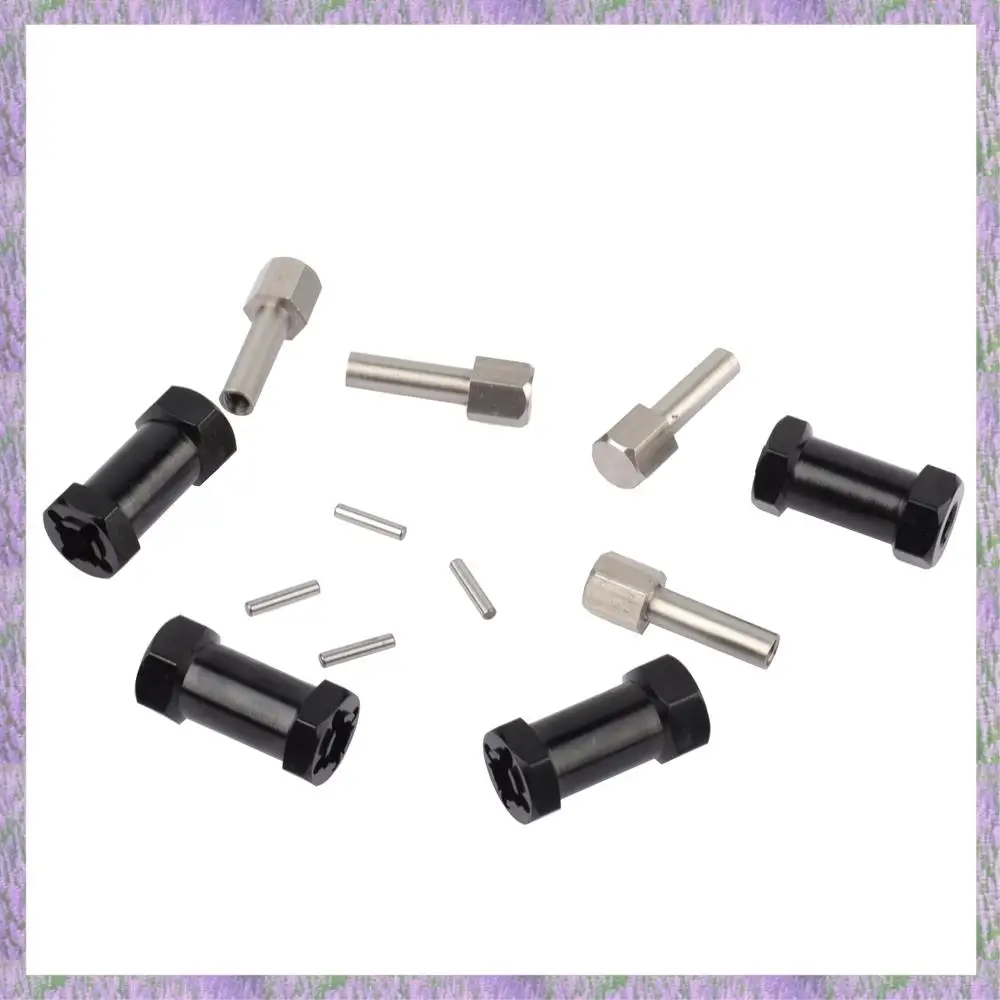 Eco-Friendly-4Pcs อลูมิเนียม RC รถ 12Mm Hex ล้อ Hub ไดรฟ์อะแดปเตอร์ Extension Combiner Coupler สําหรับ 1/10 RC crawler Axial SCX10 D9
