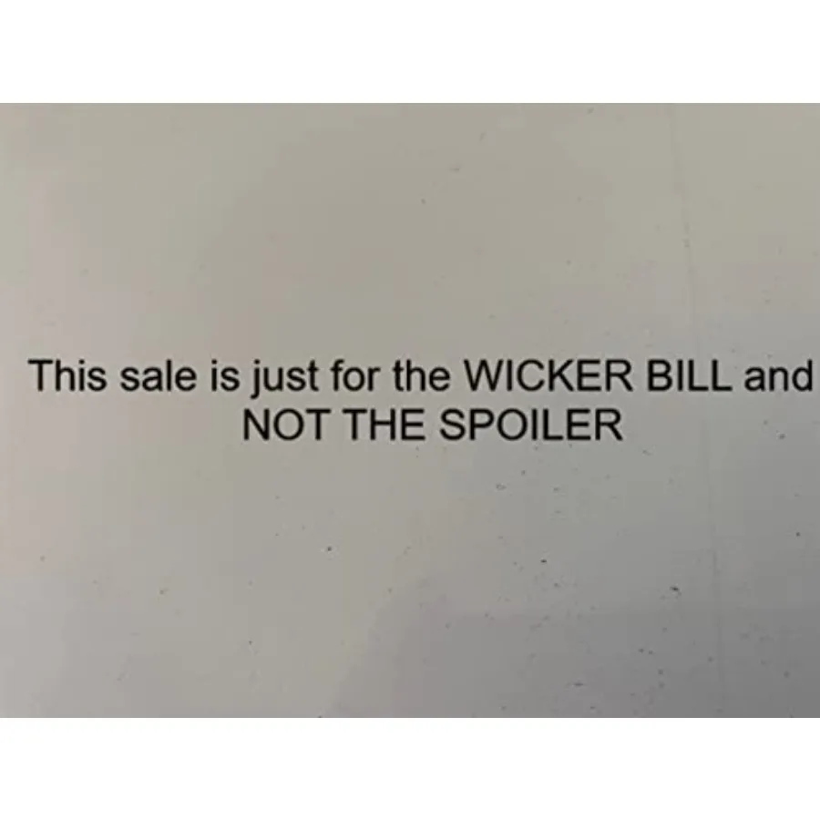 Camaro 5TH GEN hardcore Tall Wicker Bill 2014-15 Ontworpen voor krachtige rijliefhebbers met duurzame constructie en