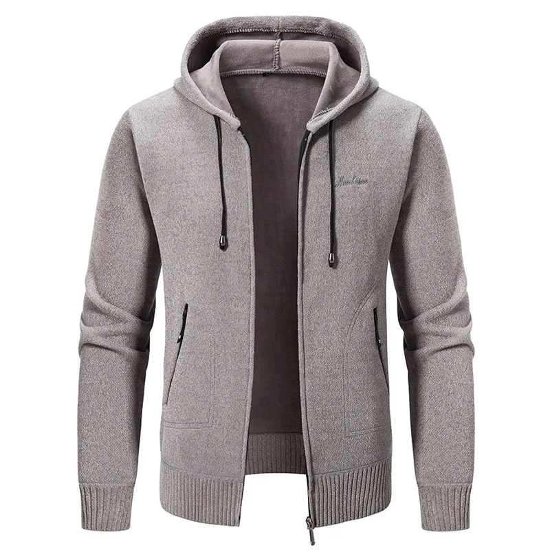 

High Quality Men's Knitted Cardigan Men's Autumn and Winter Casual Sweater Jacket