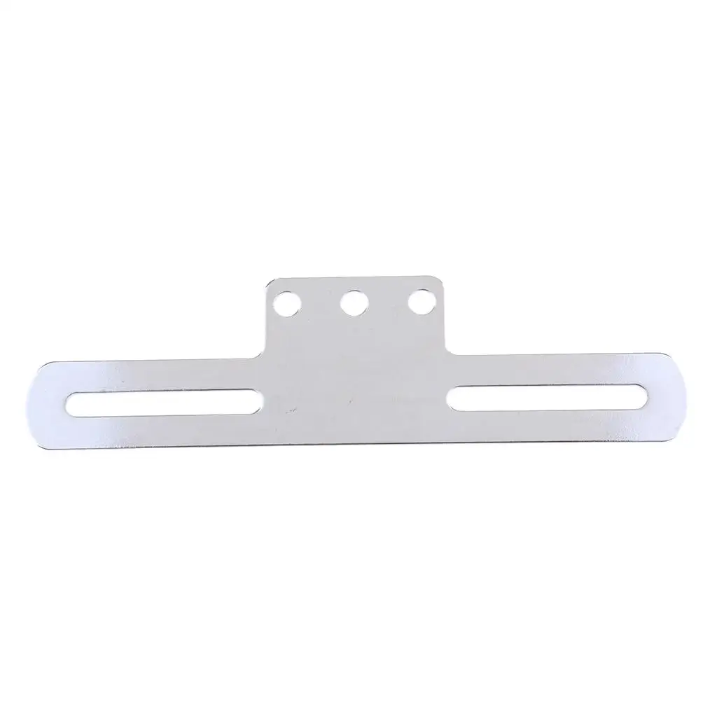 Rear License Plate Holder Metal Frame for Motorcycle Tail Light Mount Universal Bracket Fits Most Motorbikes