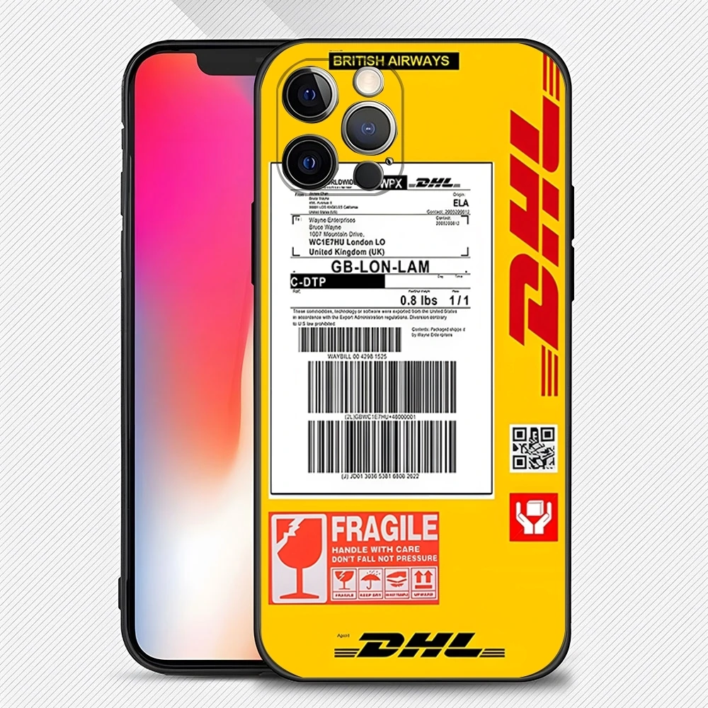 DHL Express Phone Case 2023 new For iPhone 14 12 13 11 Pro Max Mini 15 X XR XS Max 7 8 Plus shell Silicon Cover
