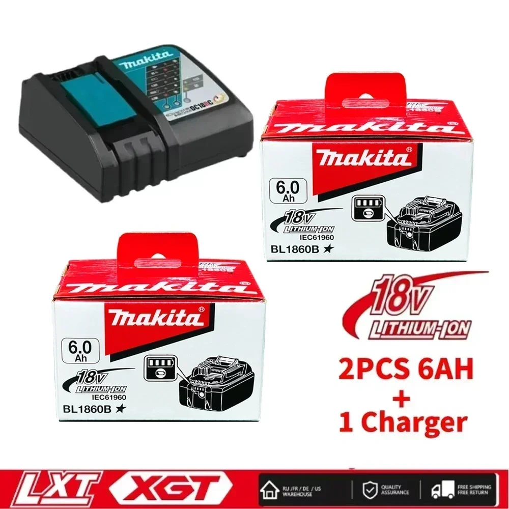 

2025 Makita BL1860 BL1850B BL1850 BL1840 BL1830 Screwdriver Battery & Charger 18v Replacement Power Tool Batteries.