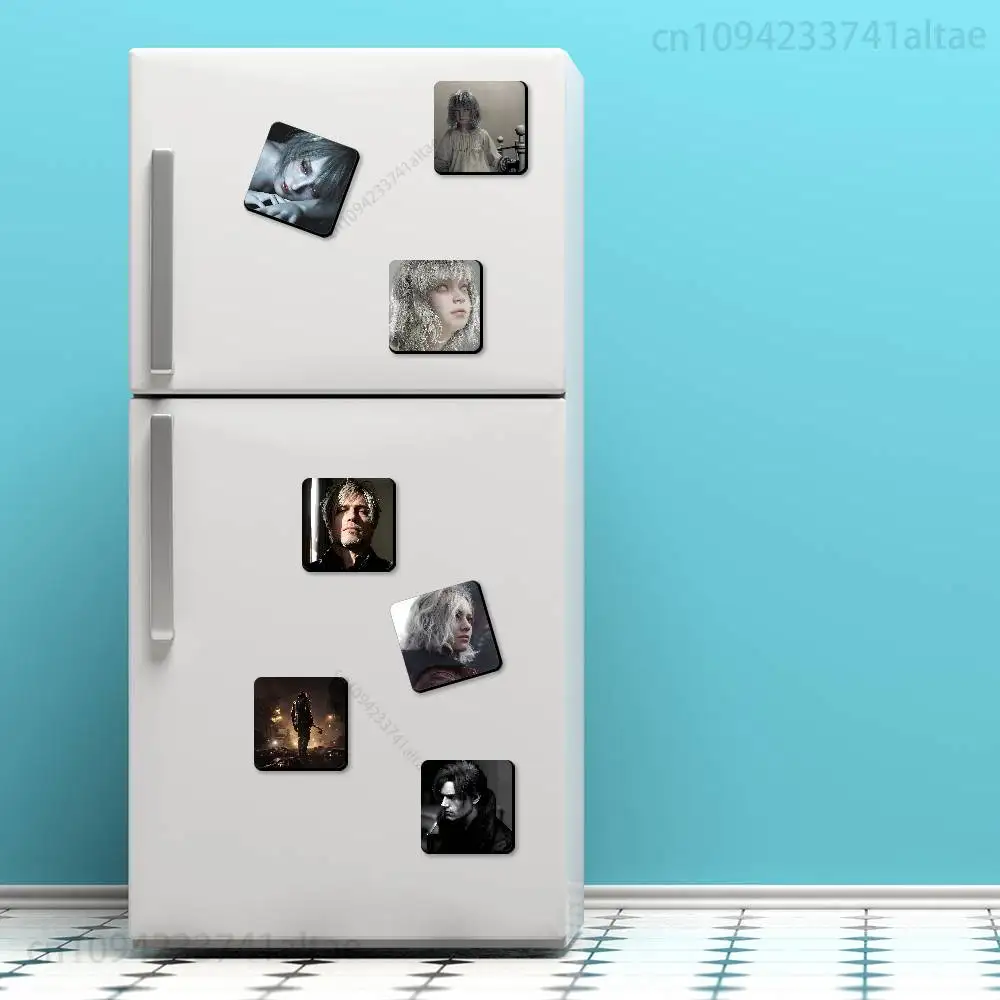 Game R-residentS E-Evil Requiem Magnetic Fridge Magnets - No Falling Off, Fit for Refrigerators, All Metal Surfaces,Home Decor