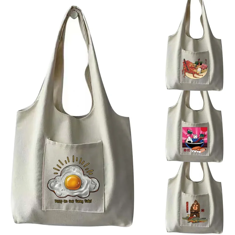 

Womens Bags, Shopping Bags, Handbags, Cross-body Shoulder Bags, Printed Tote Bag, Environmental Protection, Re-washable Shopper