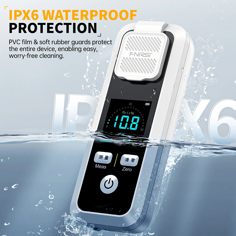 JBM-10 JBM-20 Digital Brix Refractometer Rechargeable Sugar Content Meter Measure Fruit Juice Beverage Wine Beer 32%/55%