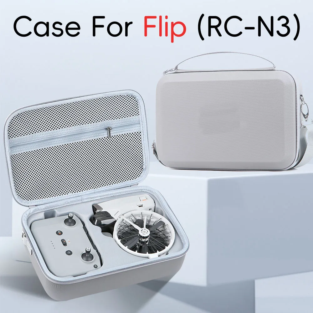 

For Flip Case,Portable Shoulder Bag for DJI Flip Fly More Combo,Support RC N3 Remote Controller bag for DJI Flip Accessories