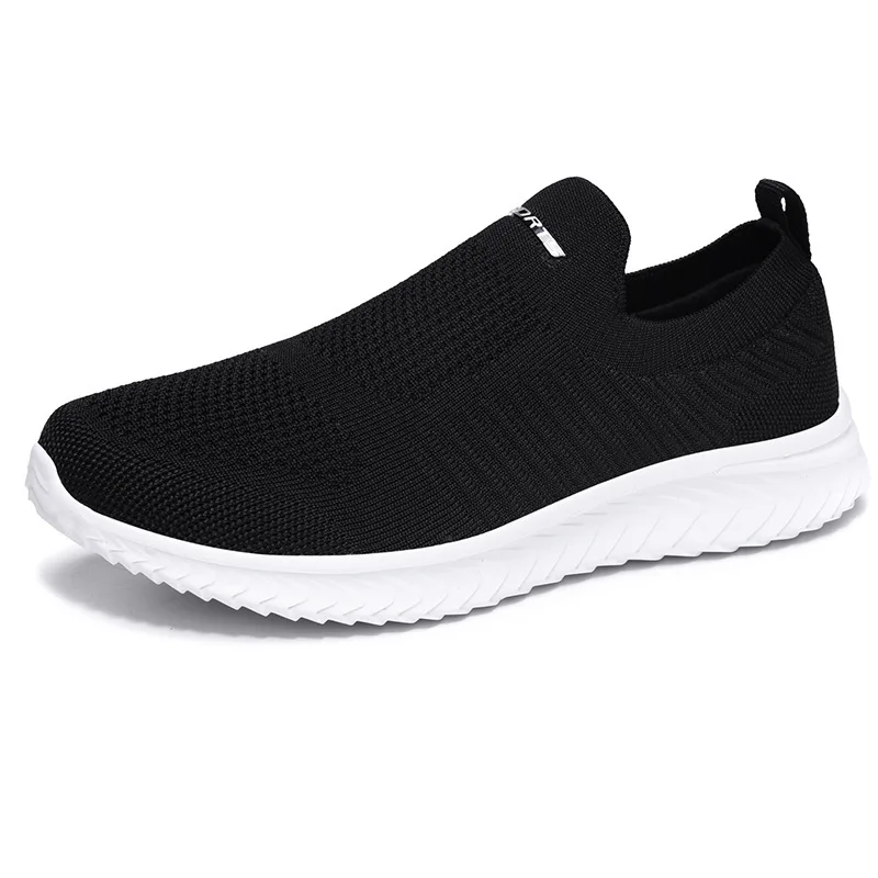 

Couple's Sports Shoes Running Jogging Walking Athletic Slip On Knit Sneakers Mesh Breathable Sock Walking Shoes
