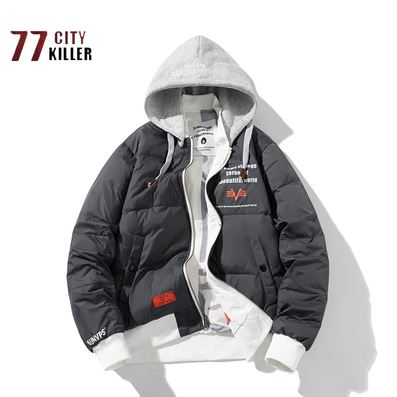 

Double-sided Men's Plush Warm Jacket Detachable Hat Casual Loose Baseball Uniform Couple Street Fashion Personalized Pilot Coat
