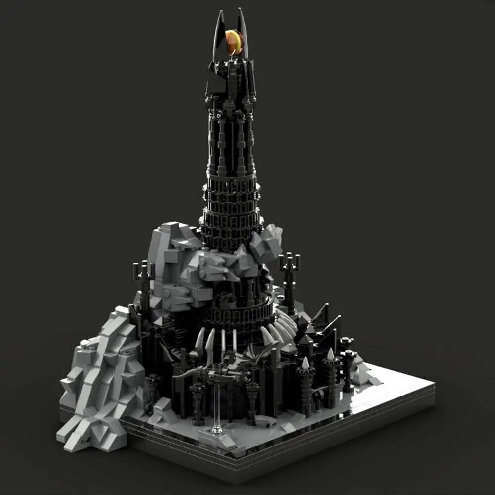 

Midi Scale Famous Tower Architecture Model from Movie 1084 Pieces MOC Build