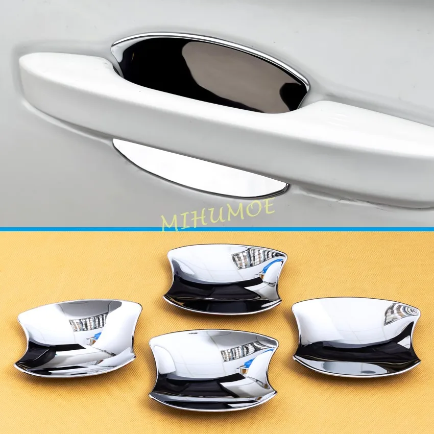 

Exterior Door Handle Bowl Cup Cover Trim Case Protection For Honda CR-V CRV 2023 2024 2025 Car Accessories ABS Chrome