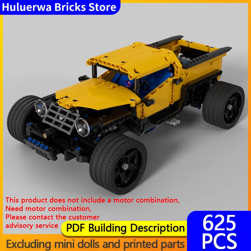 

Модель городской автомобиль MOC, строительные кирпичи, модификация с гравитационным питанием, модульная технология, детские праздничные подарки, сборка игрушек, костюм