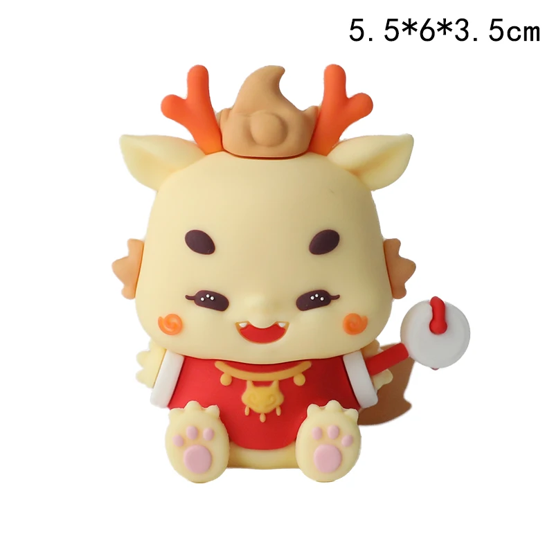 Cartoon Dragon Baby Ornaments Dragon Year Kids1st Birthday Party Decorations for Baby Shower Cake topper Gifts