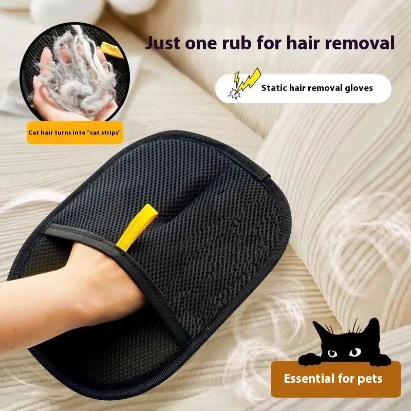 

Cat Hair Cleaner Pet Gloves Household Hair Remover Cat Dog Hair Remover Brush Remover Hair Sticking Device Home Hair Scraper