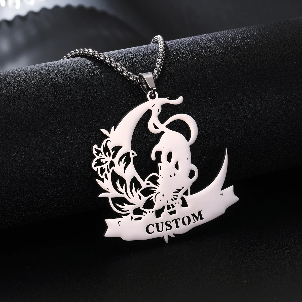 

Custom Name Necklace Personalized Silver Chain Stainless Steel Necklace For Women Man Customized Jewelry for Men Birthday Gift