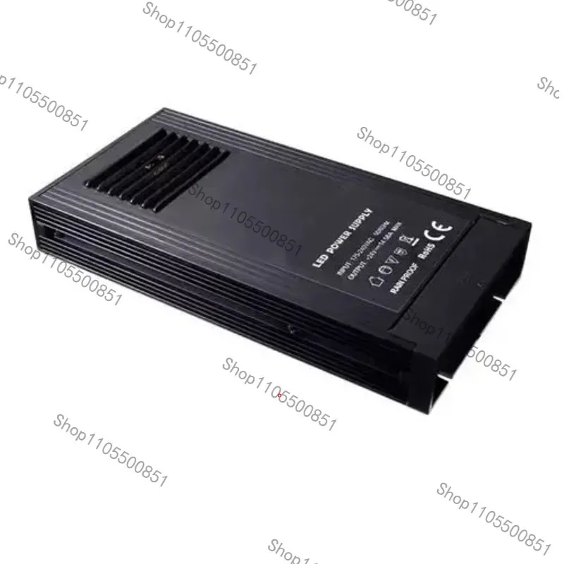 600W High-power Aluminum AC-DC LED Power Supply CFX 12V/24V Waterproof IP65 86% Efficiency 2-year Warranty, Outdoor LED Lighting