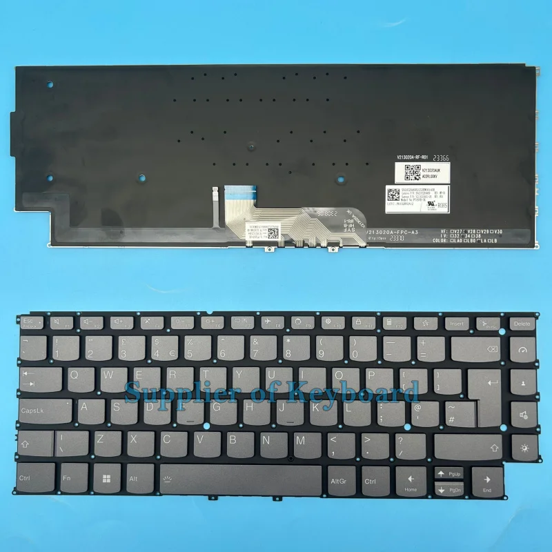 Image of Neue UK-Tastatur für Lenovo Yoga 9 14IAP7 14IRP8 Yoga 9i 14IAP7 14IRP8 Laptop mit Hintergrundbeleuchtung