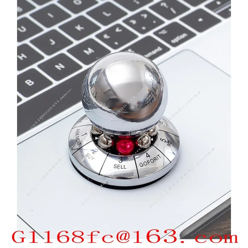 Decision Ball Zinc Alloy Lucky Ball Rotating Metal Creative Fate Decision Ornament Crafts