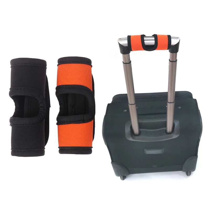 مريحة النيوبرين الأمتعة مقبض حقيبة سفر الأمتعة حقيبة الغطاء الواقي التفاف قبضة لينة معرف عربة قبضة