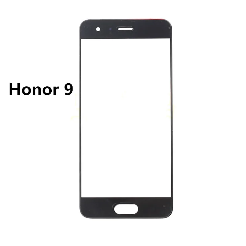 Outer Screen For Honor 8 9 V8 View 10 Front Touch Panel LCD Display Glass Cover Repair Replace Parts