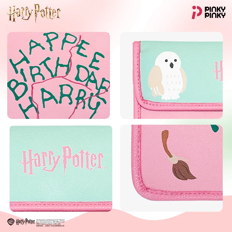Hp Pu Laptop Sleeve Tablet Storage Bag Hagrid Cake Pattern Hedwig Owl Broom Print Gift For Potter Fans